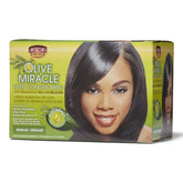 African Pride Olive Miracle Deep Conditioning No-Lye Relaxer Anti- Breakage, Regular