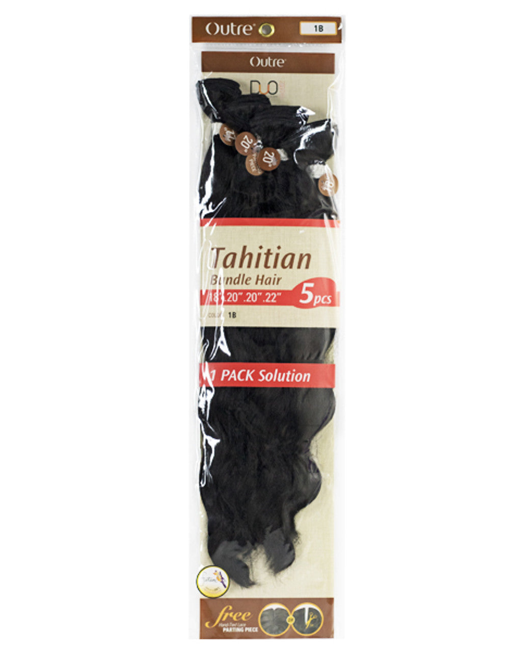 Human Hair Blend Batik Duo Tahitian Bundle