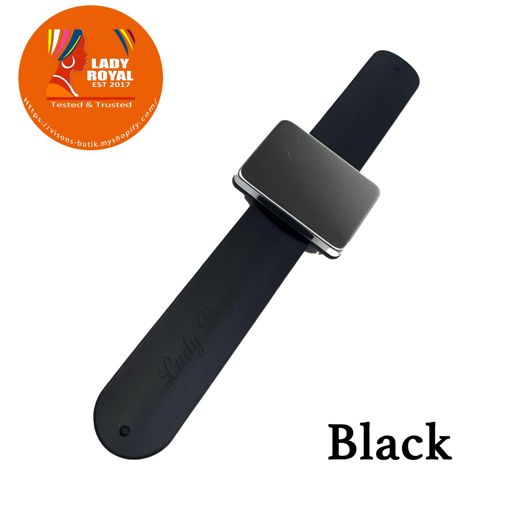 Lady Royal Magnetic Silicone Wristband for Braiding Gel, Hair Clips & Sewing Tools – Soft Comfortable Band