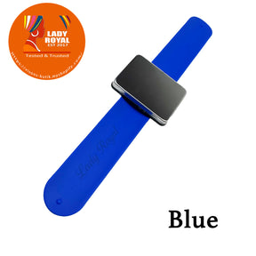 Lady Royal Magnetic Silicone Wristband for Braiding Gel, Hair Clips & Sewing Tools – Soft Comfortable Band