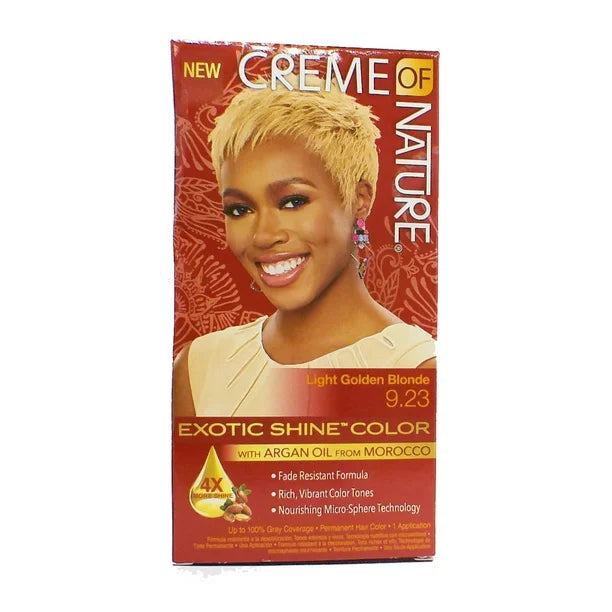 Creme Of Nature Hair Color Light Golden Blonde 9.23