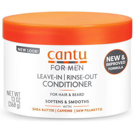 Cantu For Men Leave-In Rinse-Out Conditioner