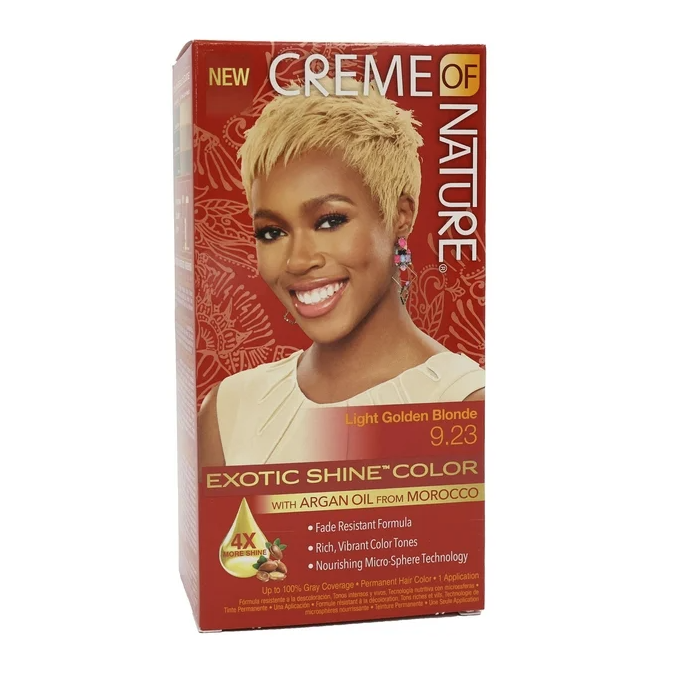 <transcy>CREME OF NATURE - HAIR COLOR LIGHT GOLDEN BLONDE 9.23</transcy>