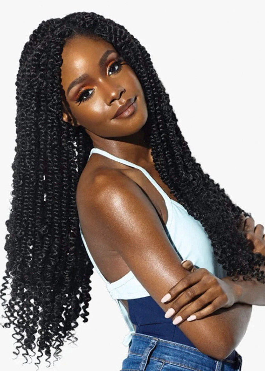 Synthetic Ruwa Water Wave Crochet 3 x 18"