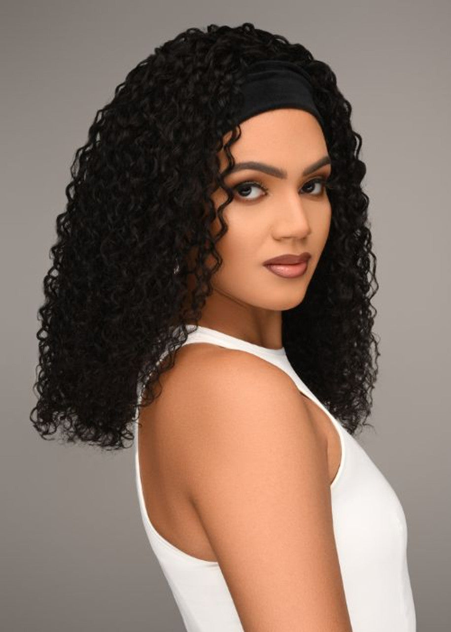 Human Hair 2-in-1 V-Part Wig Alyssa 19"