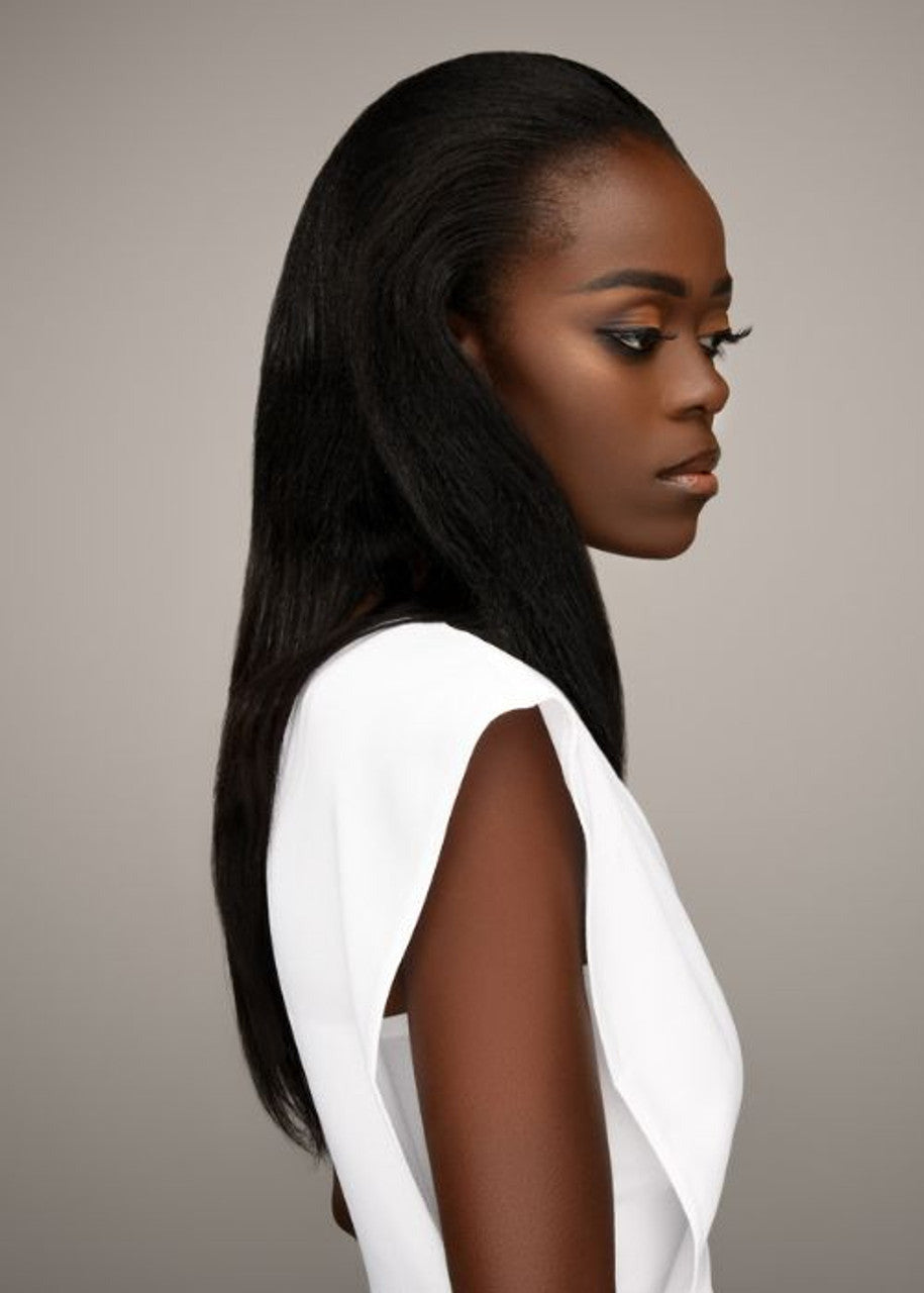 Human Hair 2-in-1 V-Part Wig Ariana 22"