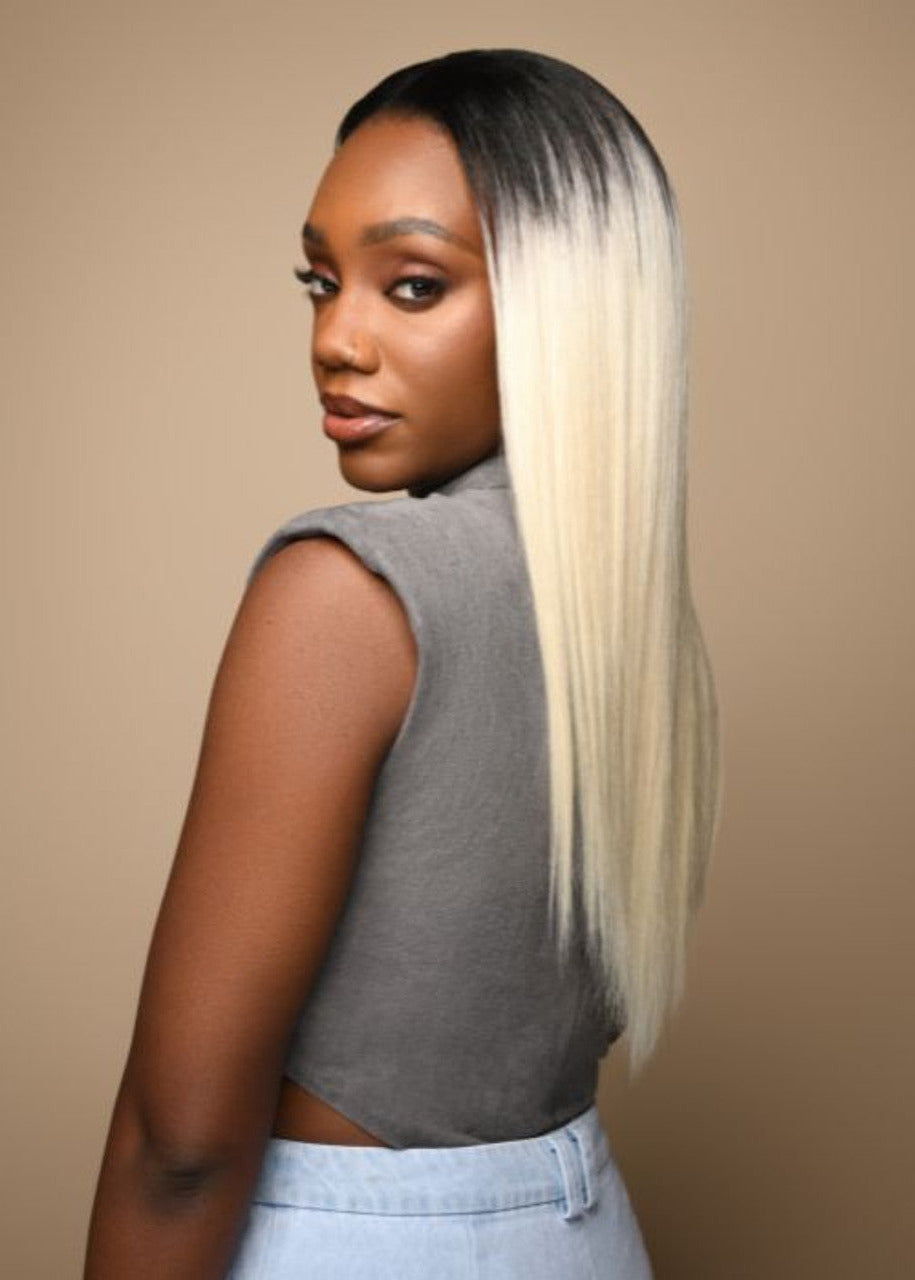 Premium Vegan Heat-Safe Fibre Weave Straight 24"