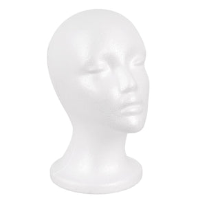 Lady Royal Foam Mannequin Head Stand for Wig Styling and Display – 52cm Circumference