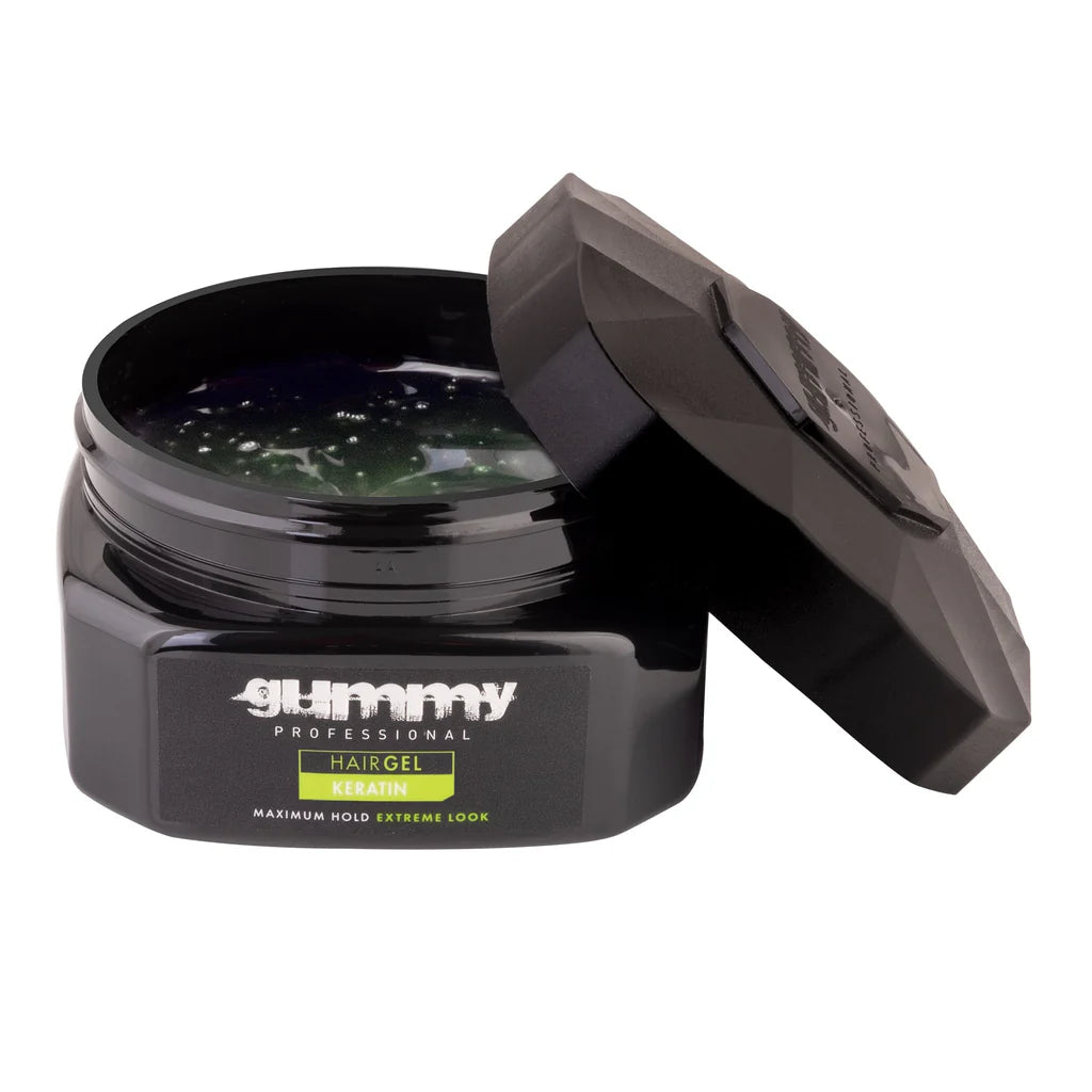 Gummy Professional Hair Gel Keratin Maximum Hold Extreme Look 7.44oz