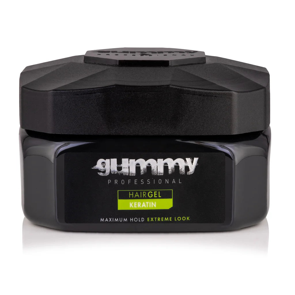 Gummy Professional Hair Gel Keratin Maximum Hold Extreme Look 7.44oz