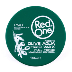 Red One Dark Green Olive Aqua Hair Wax 5.07oz