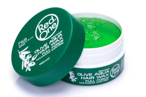 Red One Dark Green Olive Aqua Hair Wax 5.07oz