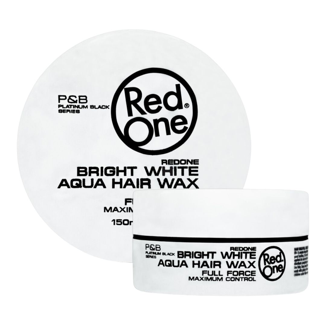 Red One Bright White Aqua Hair Wax 5.07oz