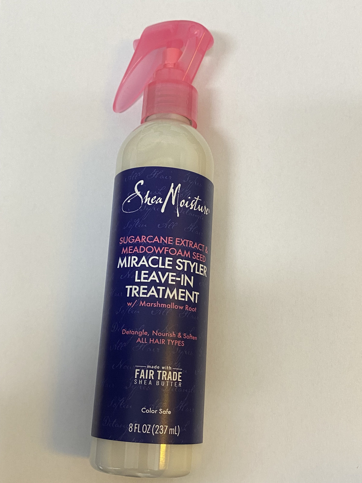 Shea Moisture Sugarcane Extract & Meadowfoam Seed Miracle Styler Leave-In Treatment 8oz