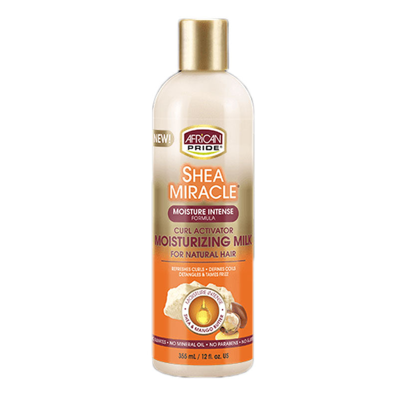 African Pride Shea Miracle Moisturizing Milk, 12oz