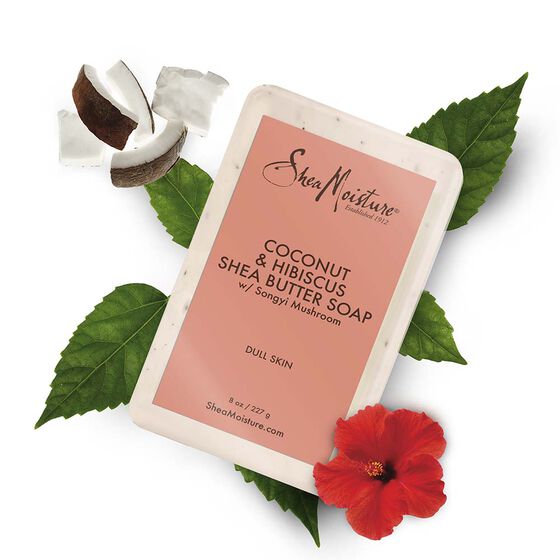 Shea Moisture Coconut & Hibiscus Shea Butter Soap 8oz