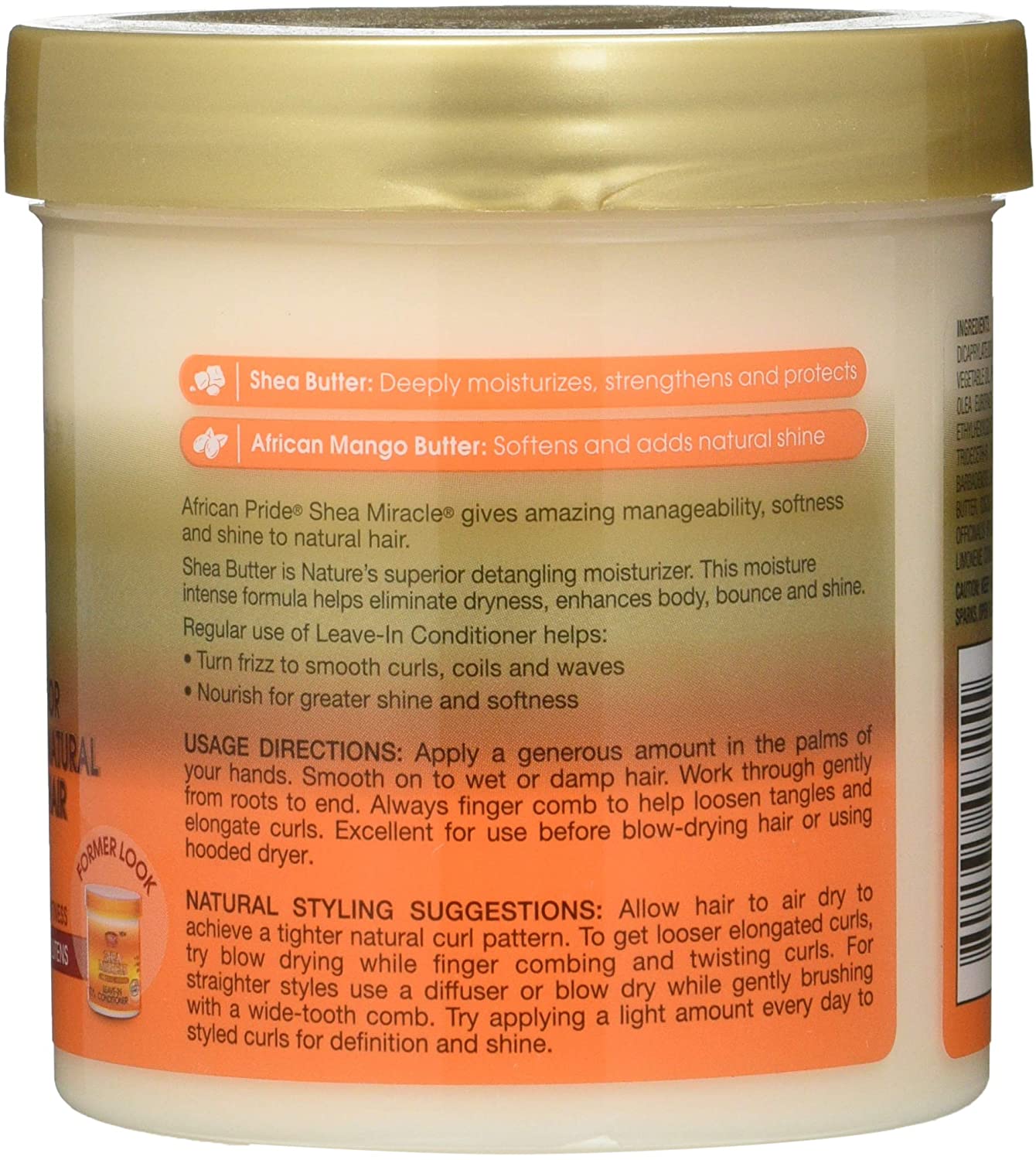 African Pride Shea Miracle Leave In Balsam 15oz