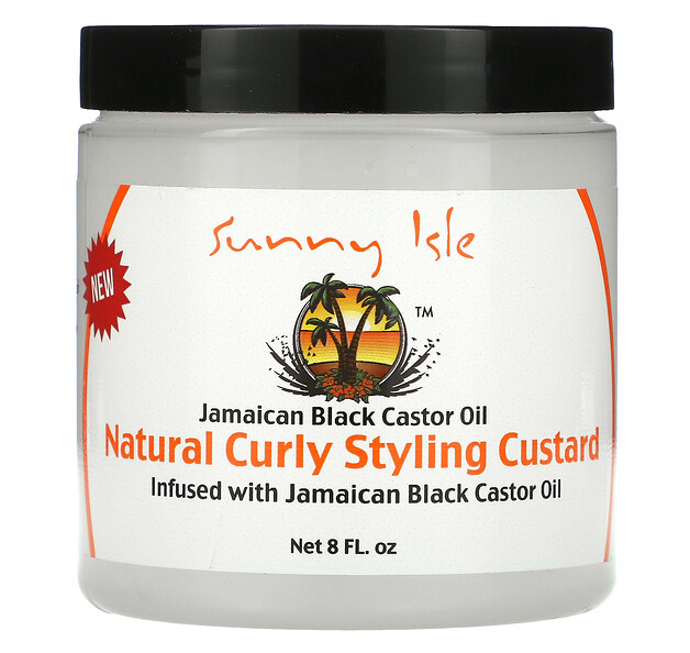 Sunny Isle Jamaican Black Castor Oil Natural Curly Styling Custard 8oz